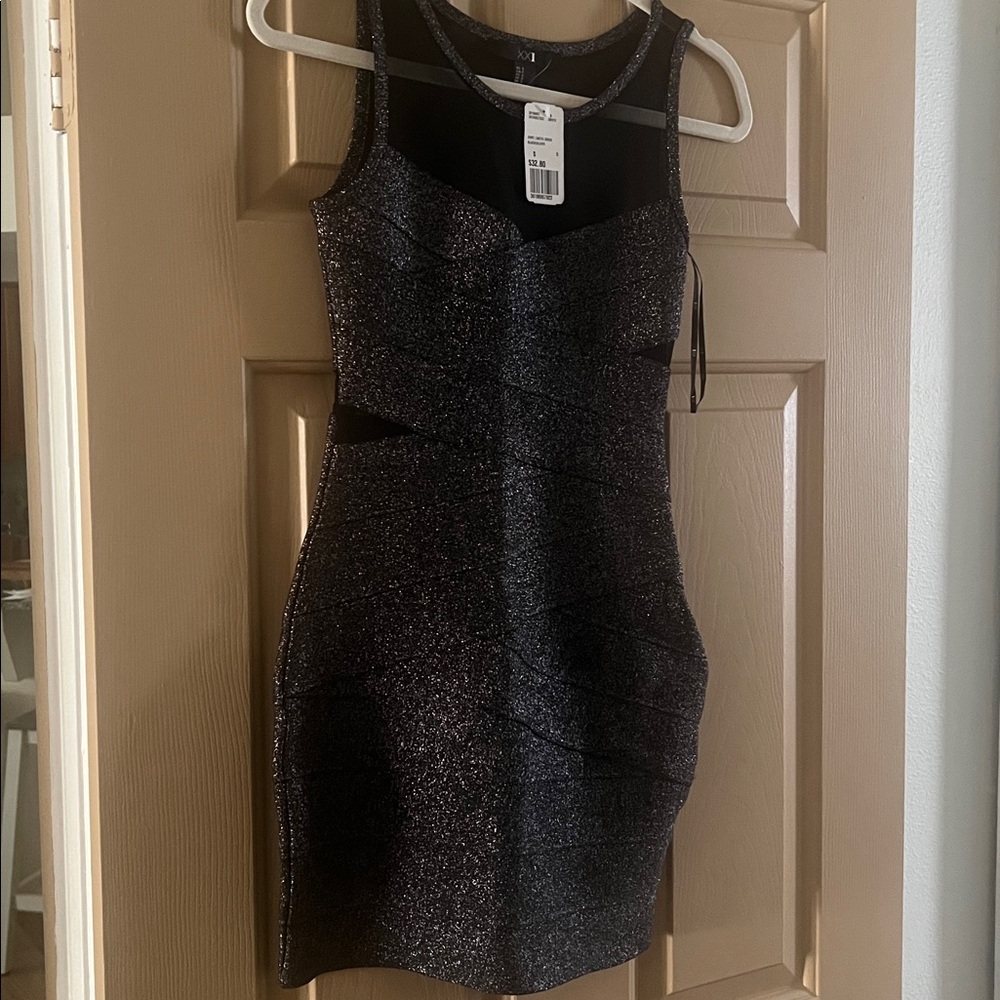 Forever 21 Black and Silver Dress